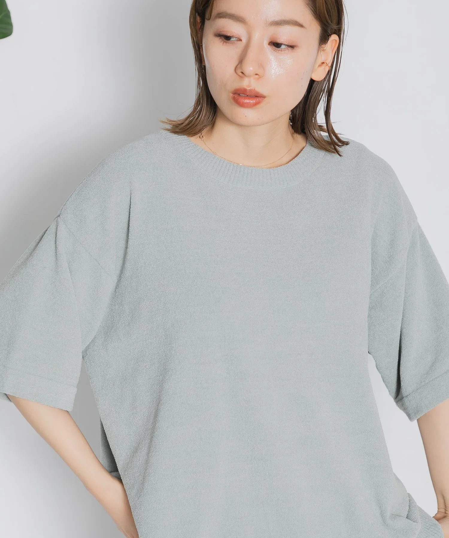 【WOMEN】nestwell WREN - TAIL CUT RELAXED TEE -