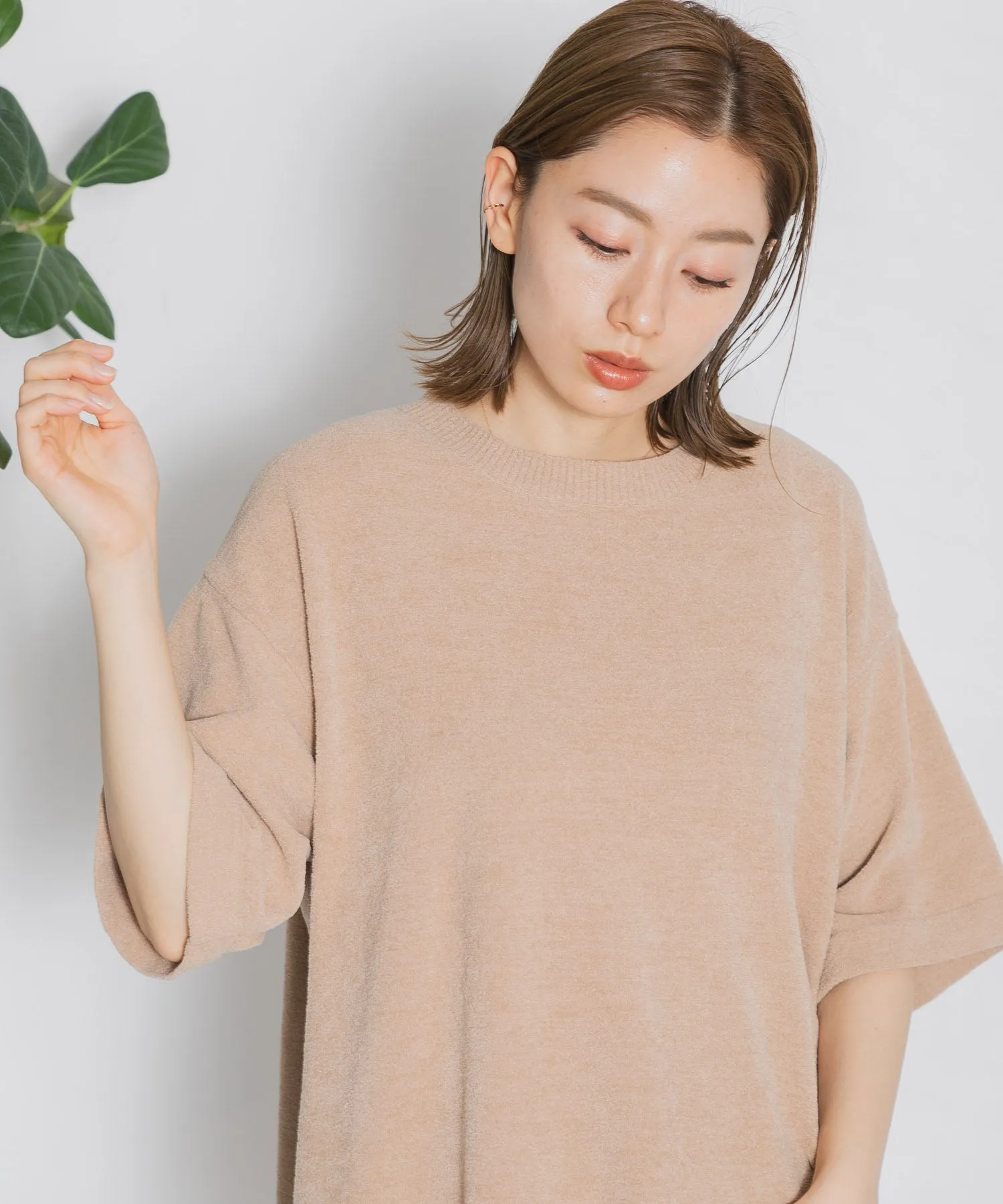 【WOMEN】nestwell WREN - TAIL CUT RELAXED TEE -