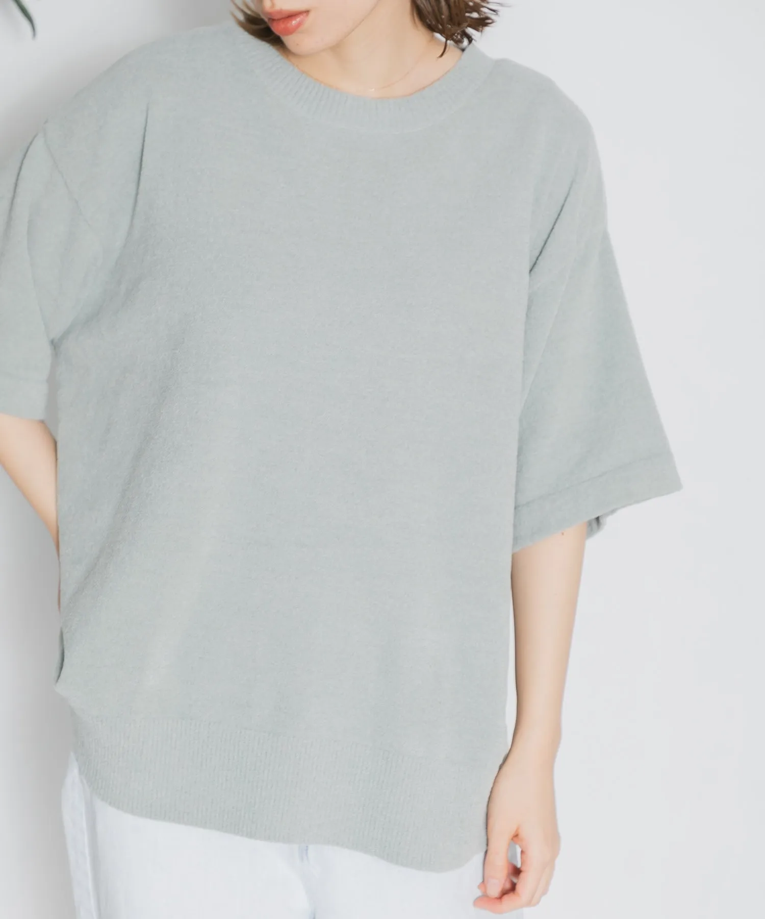 【WOMEN】nestwell WREN - TAIL CUT RELAXED TEE -