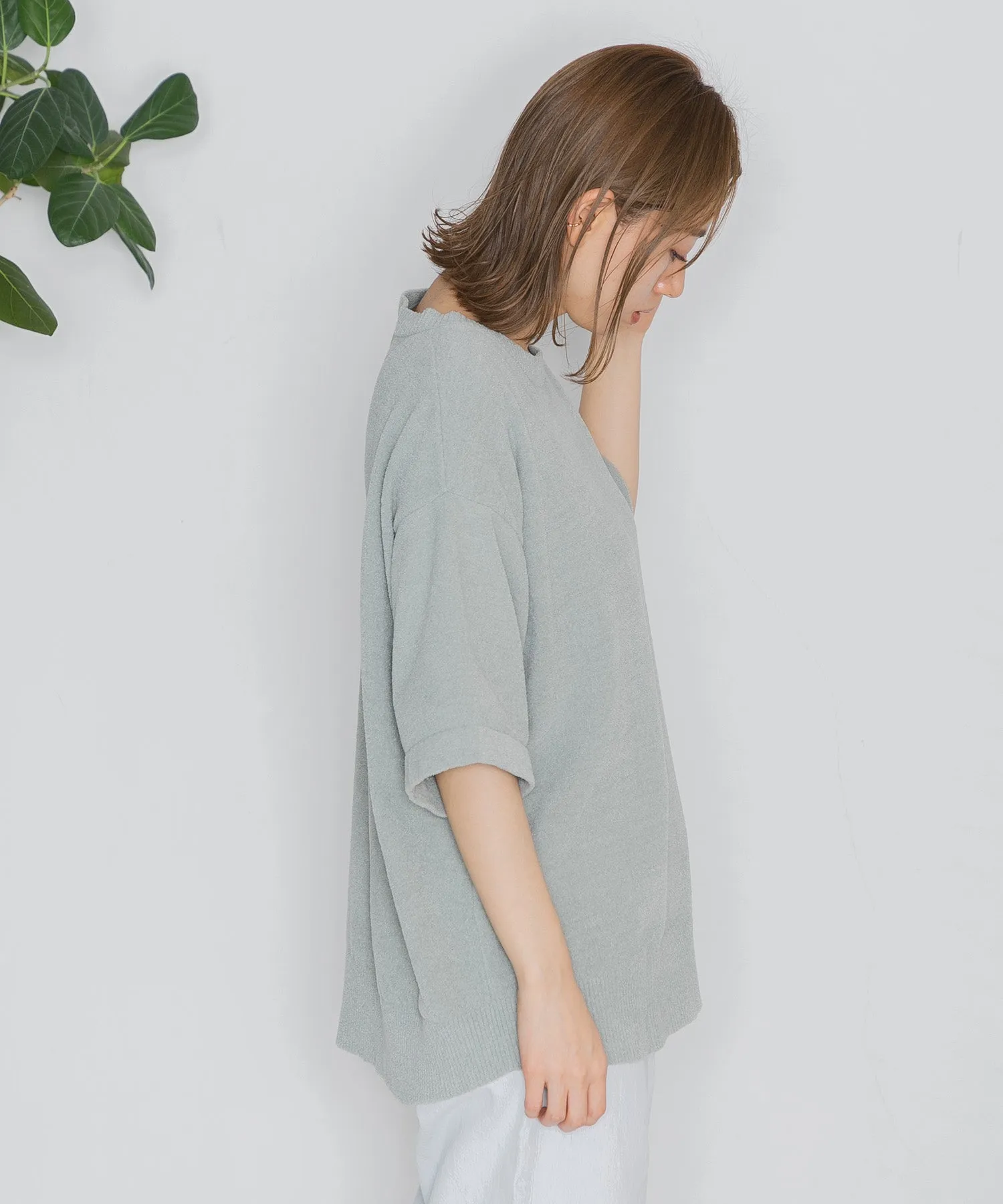 【WOMEN】nestwell WREN - TAIL CUT RELAXED TEE -