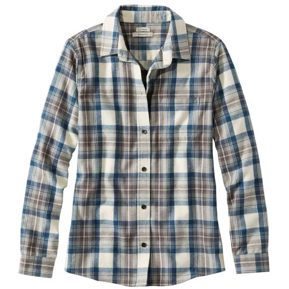 Women's Scotch Plaid Long-Sleeve Shirt