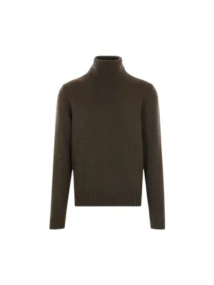 Zanone Wool Turtleneck Sweater