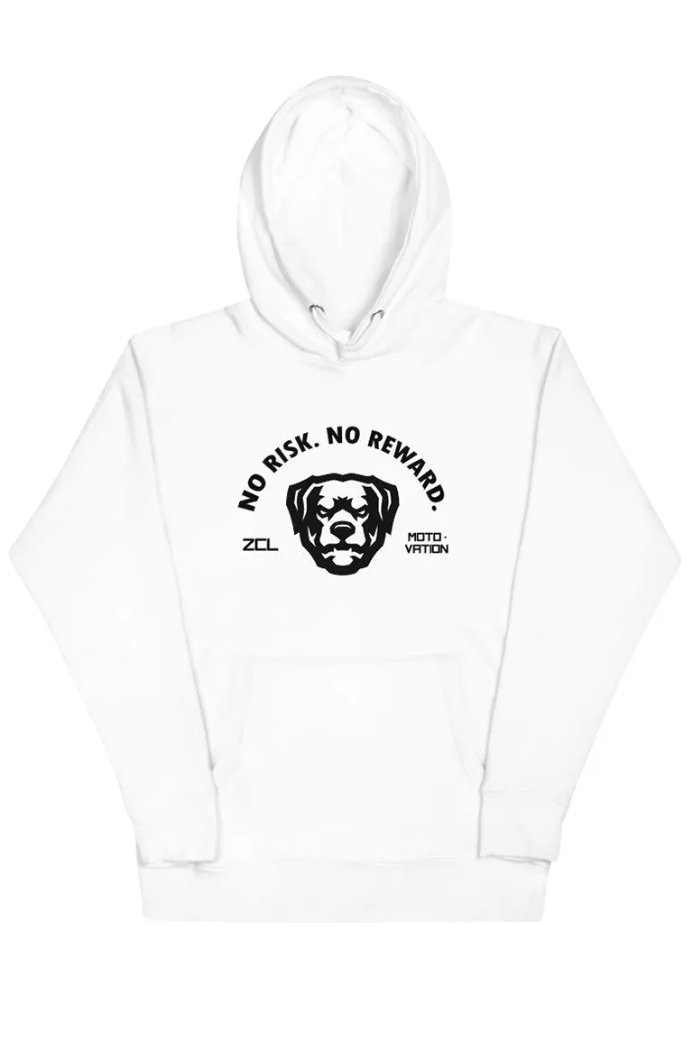 ZCL No Risk No Reward Hoodie (White)